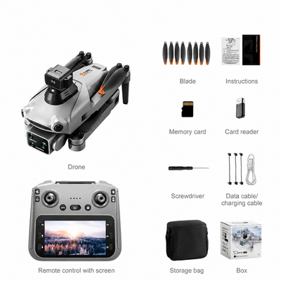 TRONICPLAY S119 4K GPS Drone with Dual Camera, Obstacle Avoidance & 30-Min Flight Time for Adults